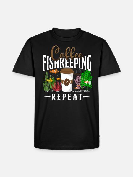 Saltwater Aquarium Coffee Coffee - Men's Premium Organic T-Shirt - black
