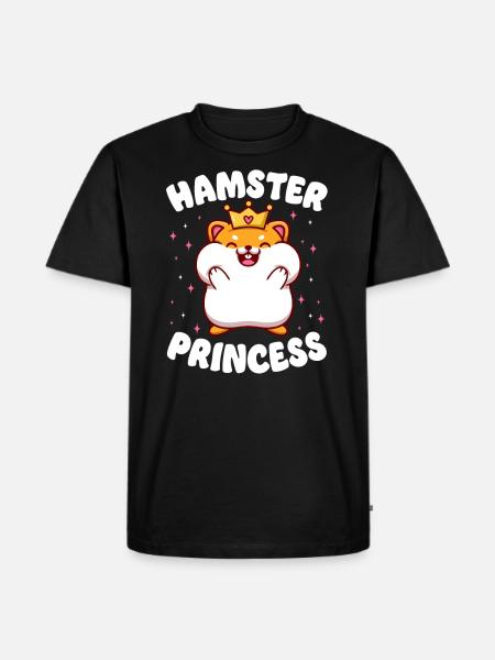Hamster Hamster Princess - Men's Premium Organic T-Shirt - black