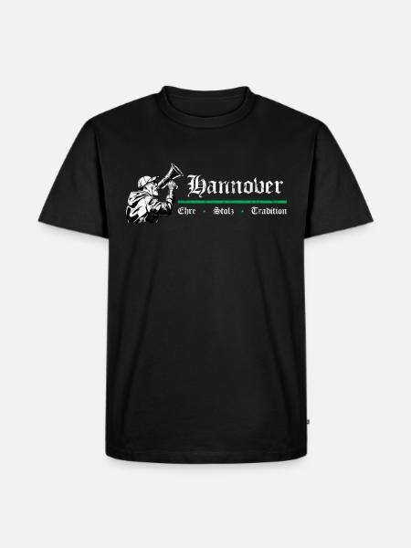 Hannover Ehre Stolz Tradition - Männer Premium Bio T-Shirt - Schwarz