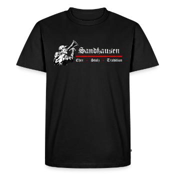 Sandhausen Honore la tradition de la fierté - T-shirt Premium bio Homme - noir - Devant - Nico (187cm)
