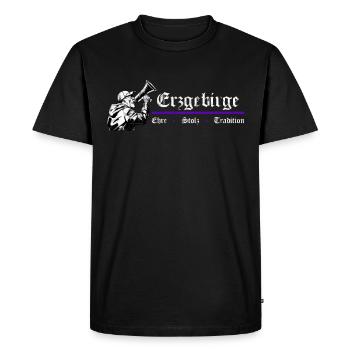 Erzgebirge Honore fière tradition - T-shirt Premium bio Homme - noir - Devant - Nico (187cm)
