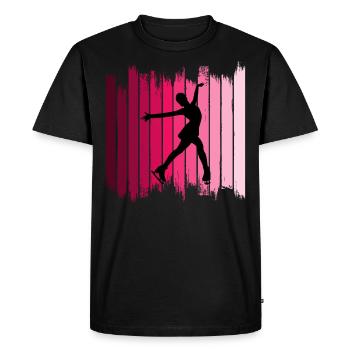 Figure Skating Ice Skater Skate Dance Dancer Mom - Men's Premium Organic T-Shirt - black - Front - Nico (187cm)