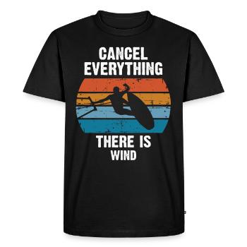 Kitesurfen Kitesurfer Kiteboarden Surfer Geschenk - Männer Premium Bio T-Shirt - Schwarz - Vorne - Nico (187cm)
