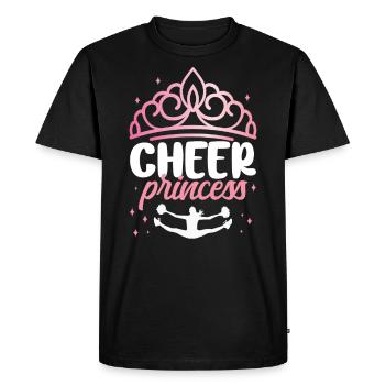 Cheer Cheerleading Cheer Princesse - T-shirt Premium bio Homme - noir - Devant - Nico (187cm)