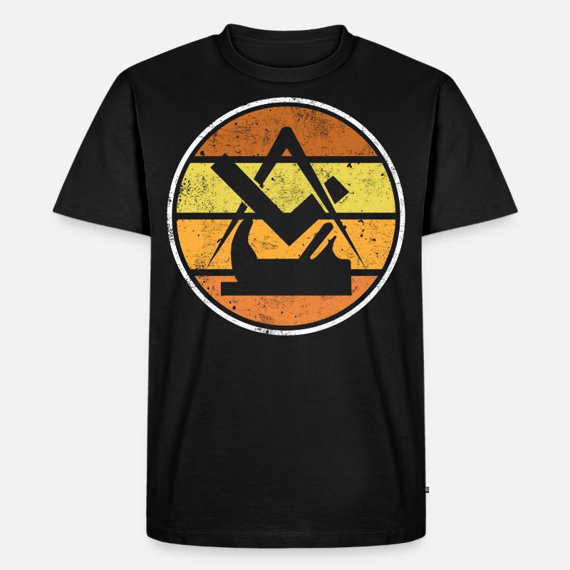 Tischler - Männer Premium Bio T-Shirt - Schwarz