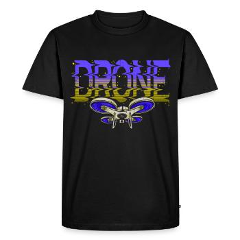 Drone Gift Drone Fly Quadcopter Copter - Men's Premium Organic T-Shirt - black - Front - Nico (187cm)