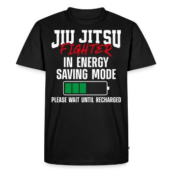 Jiu Jitsu Battery Jiu Jitsu - Men's Premium Organic T-Shirt - black - Front - Nico (187cm)