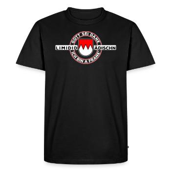 Gott Sei Dank Ich Bin A Frank Limidid Ädischn - Männer Premium Bio T-Shirt - Schwarz - Vorne - Nico (187cm)
