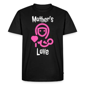 Fête des Mères, Fête des Mères, Fête des Mères - T-shirt Premium bio Homme - noir - Devant - Nico (187cm)