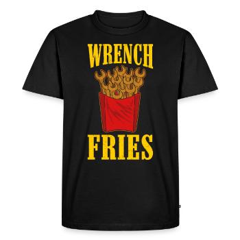 Mechanic - Because Even Engineers Need Heroes - Men's Premium Organic T-Shirt - black - Front - Nico (187cm)