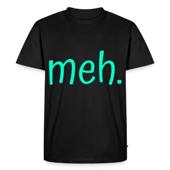 me dit - T-shirt Premium bio Homme - noir - Devant - Nico (187cm)