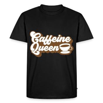 Café Junkie café Café Barista - T-shirt Premium bio Homme - noir - Devant - Nico (187cm)