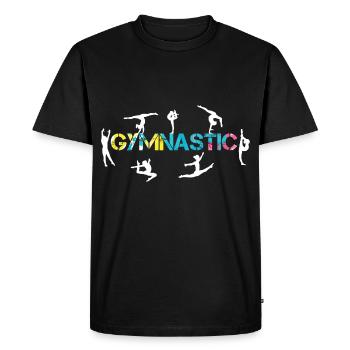 Gymnastique Gymnastes - T-shirt Premium bio Homme - noir - Devant - Nico (187cm)