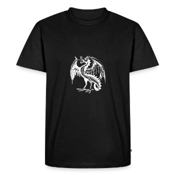 dragon - T-shirt Premium bio Homme - noir - Devant - Nico (187cm)