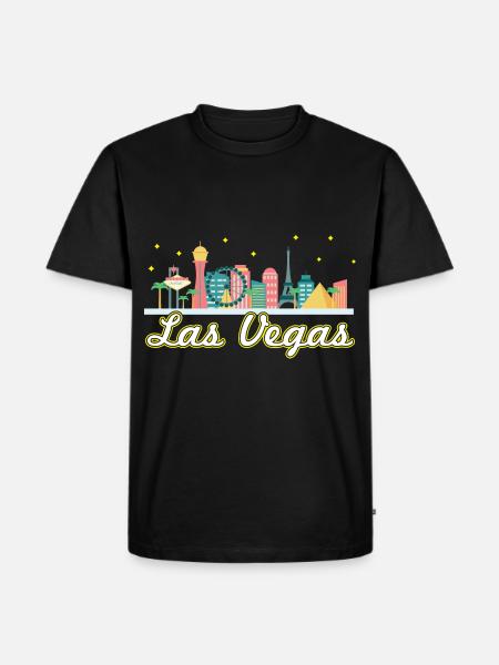 Las Vegas Strip - Men's Premium Organic T-Shirt - black