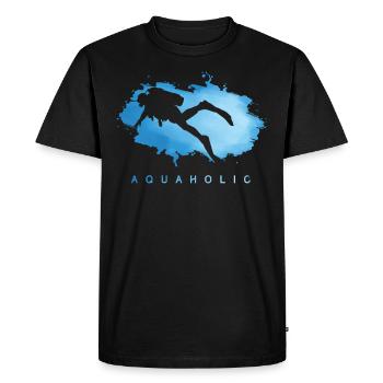 Plongée - Plongée sous-marine Plongée Plongée Plongée Cadeau - T-shirt Premium bio Homme - noir - Devant - Nico (187cm)