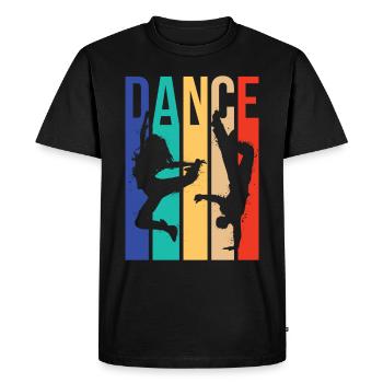 Break Dance Danseur Danse Danse Danse Cadeau DeDans - T-shirt Premium bio Homme - noir - Devant - Nico (187cm)