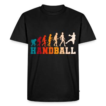 Handball Evolution Handball Player Handball Player - Men's Premium Organic T-Shirt - black - Front - Nico (187cm)
