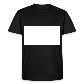 Rectangle - T-shirt Premium bio Homme - noir - Devant - Nico (187cm)