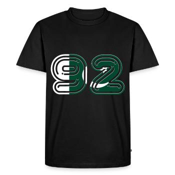 TEAM 92 PAKISTAN - T-shirt Premium bio Homme - noir - Devant - Nico (187cm)
