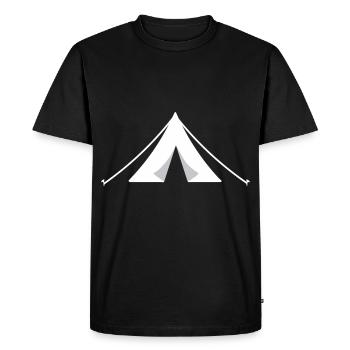 Camping Camping Camping Camping Camping Camping Camping Vacances - T-shirt Premium bio Homme - noir - Devant - Nico (187cm)