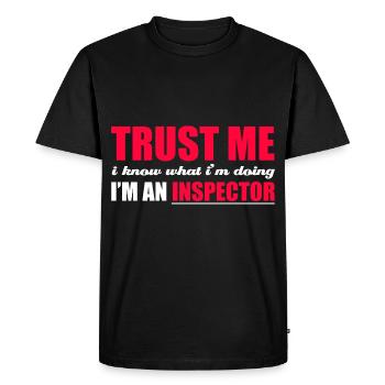 Sarcastique Croyez-moi, je sais ce que je fais, ic - T-shirt Premium bio Homme - noir - Devant - Nico (187cm)