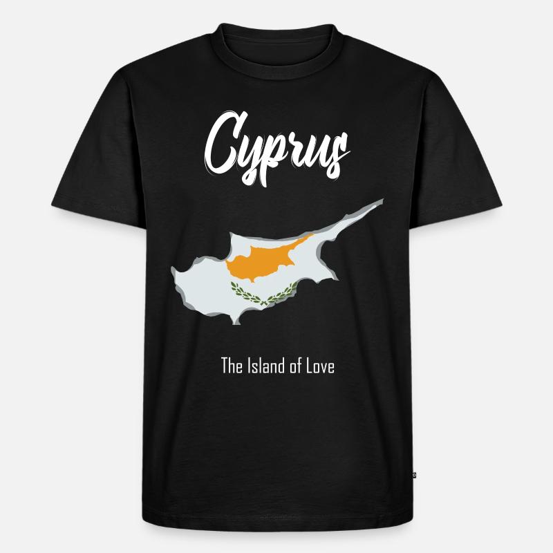 Zypern - Männer Premium Bio T-Shirt - Schwarz