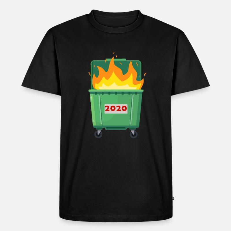 2020 ist Müll - Männer Premium Bio T-Shirt - Schwarz