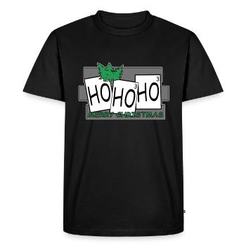 Noël Noël Noël Noël - T-shirt Premium bio Homme - noir - Devant - Nico (187cm)