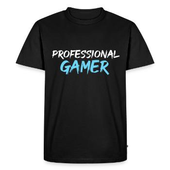 Professional Gamer - T-shirt Premium bio Homme - noir - Devant - Nico (187cm)