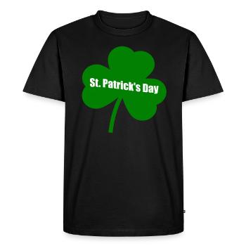 St Patricks Day St Patricks Day St Patricks Day - T-shirt Premium bio Homme - noir - Devant - Nico (187cm)