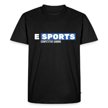 jeux esports - T-shirt Premium bio Homme - noir - Devant - Nico (187cm)