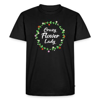Fleuriste - T-shirt Premium bio Homme - noir - Devant - Nico (187cm)