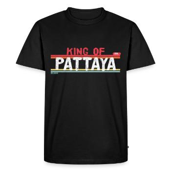 Pattaya King Thaïlande - T-shirt Premium bio Homme - noir - Devant - Nico (187cm)