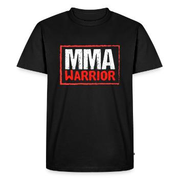 MMA Warrior - T-shirt Premium bio Homme - noir - Devant - Nico (187cm)