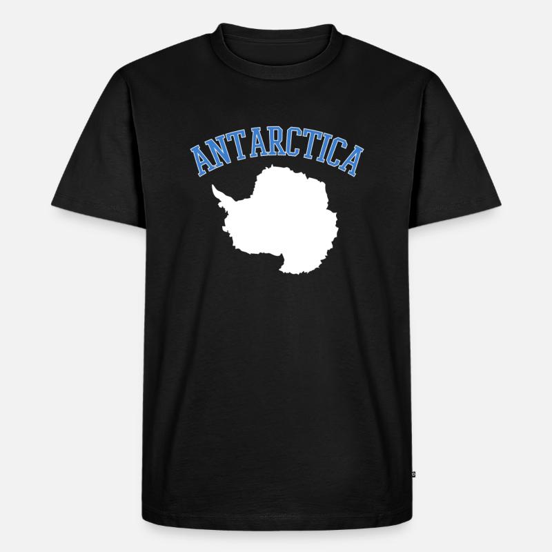 Antarktis - Männer Premium Bio T-Shirt - Schwarz
