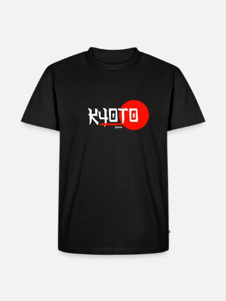 Kyoto - Männer Premium Bio T-Shirt - Schwarz
