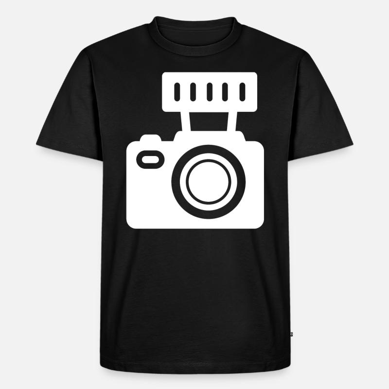 Fotoapparat - Männer Premium Bio T-Shirt - Schwarz