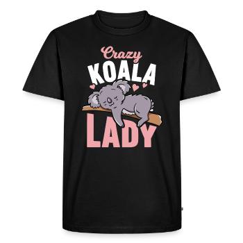 Mignon Koala Koalabär femme - T-shirt Premium bio Homme - noir - Devant - Nico (187cm)