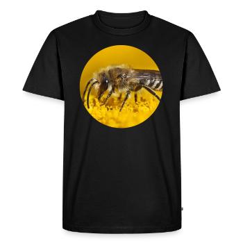 Abeilles Photographie - T-shirt Premium bio Homme - noir - Devant - Nico (187cm)