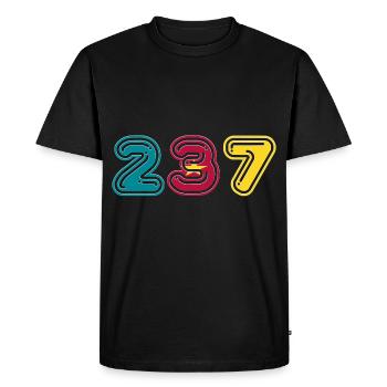 TEAM 237 CAMEROUN - T-shirt Premium bio Homme - noir - Devant - Nico (187cm)