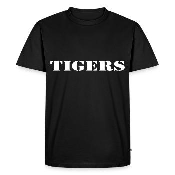 Tigers - T-shirt Premium bio Homme - noir - Devant - Nico (187cm)