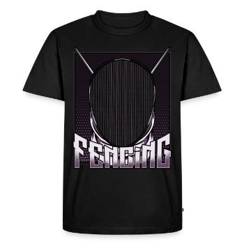 Escrime En Garde Sport Escrime Cadeau - T-shirt Premium bio Homme - noir - Devant - Nico (187cm)