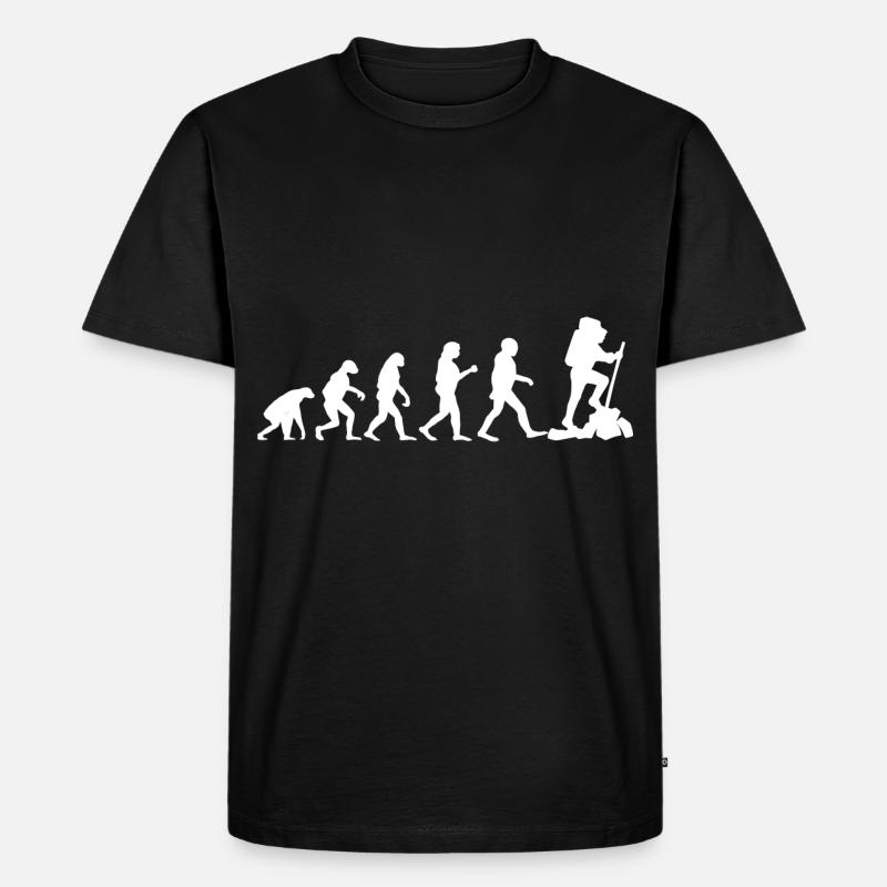 Evolution Randonnée Randonnée - T-shirt Premium bio Homme - noir