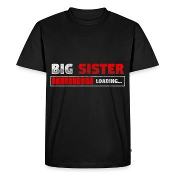 Siblings Little Sister Pregnant - Men's Premium Organic T-Shirt - black - Front - Nico (187cm)