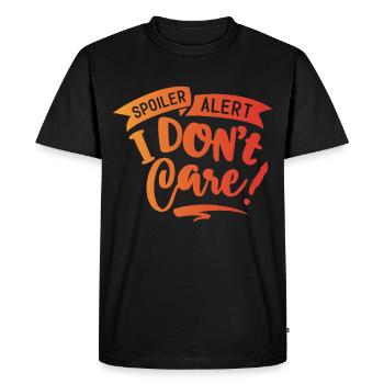 Antisocial - Spoiler Warning - c - Men's Premium Organic T-Shirt - black - Front - Nico (187cm)