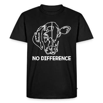 Go Vegan - Fier Végétalien - 10 - neg - T-shirt Premium bio Homme - noir - Devant - Nico (187cm)