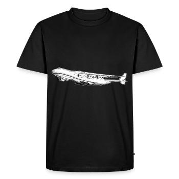 Antonov AN-225 Aircraft Strategic Air Cargo Flight - Men's Premium Organic T-Shirt - black - Front - Nico (187cm)