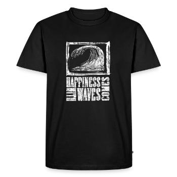 Surfer - T-shirt Premium bio Homme - noir - Devant - Nico (187cm)