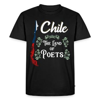 Chili - T-shirt Premium bio Homme - noir - Devant - Nico (187cm)